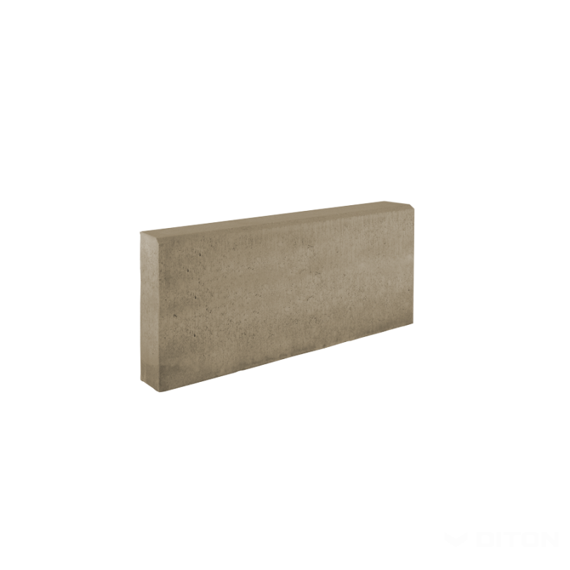 DITON Záhonový obrubník s rovnou hranou 50 × 5 × 20 cm - Písková