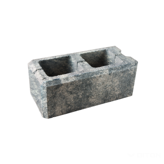 DITON Plotová tvárnice VISO - Viso koncový poloviční melír marmo