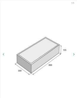 PRESBETON Betonová tvarovka LINE BLOCK zákrytová deska ZDL 200 - corten