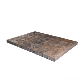 DITON - Skladebná betonová dlažba KOMBI 6 cm - CAPPUCCINO