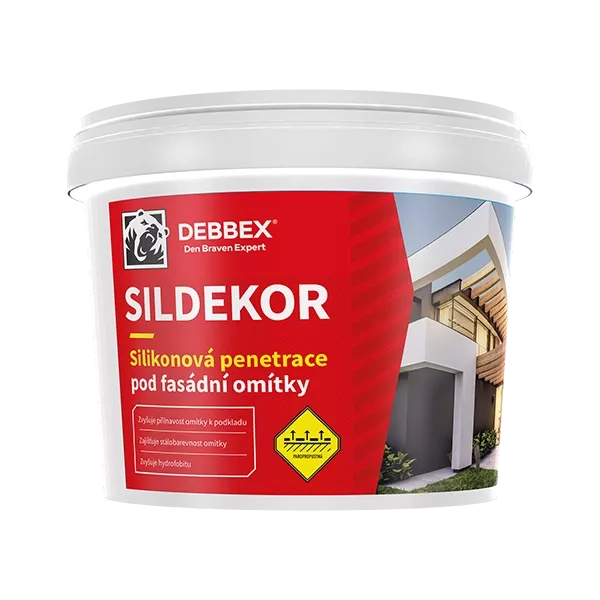 DEN BRAVEN Silikonová penetrace SILDEKOR 5 l BÍLÁ