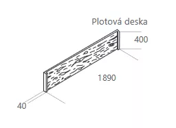 FEROBET Staré dřevo PLOTOVÝ SYSTÉM