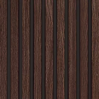 Akustický panel Wallnite Design line Fólie černá HDF, Ořech rustikální | 400 x 400 mm, 800 x 400 mm, 400 x 2600 mm