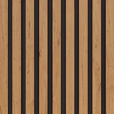 Akustický panel Wallnite Design line Fólie černá HDF, Olše DOORNITE