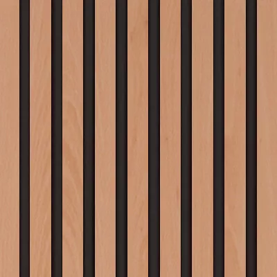 Akustický panel Wallnite Design line Fólie černá HDF, Buk DOORNITE