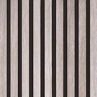 Akustický panel Wallnite Design line Fólie černý filc, Dub ryflovaný DOORNITE