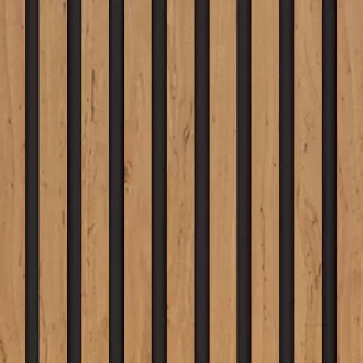Akustický panel Wallnite Design line Fólie černý filc, Olše | 400 x 400 mm, 800 x 400 mm, 400 x 2600 mm