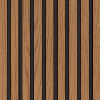 Akustický panel Wallnite Design line Fólie černý filc, Dub | 400 x 400 mm, 800 x 400 mm, 400 x 2600 mm