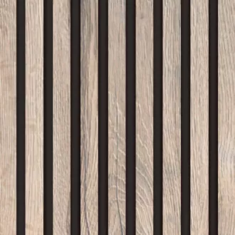 Akustický panel Wallnite Design line Fólie černý filc, Dub hudson | 400 x 400 mm, 800 x 400 mm, 400 x 2600 mm