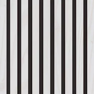 Akustický panel Wallnite Design line Fólie černý filc, Borovice bělená | 400 x 400 mm, 800 x 400 mm, 400 x 2600 mm