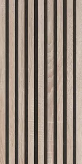 Akustický panel Wallnite Design line Fólie černý filc, Dub sonoma | 400 x 400 mm, 800 x 400 mm, 400 x 2600 mm