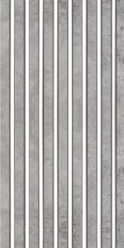 Akustický panel Wallnite Universal line bílá HDF, Beton - 400 x 2600 mm DOORNITE