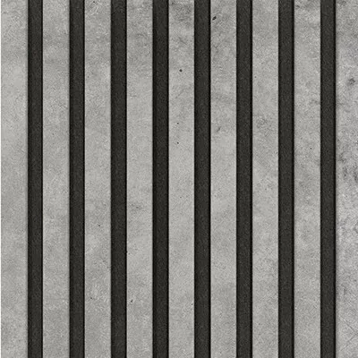 Akustický panel Wallnite Universal line černý filc, Beton - 400 x 2600 mm DOORNITE