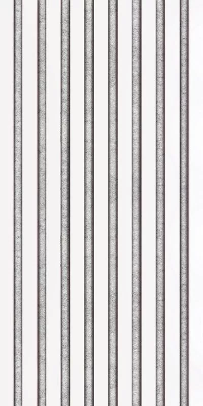 Akustický panel Wallnite Universal line šedý filc, Bílá - 800 x 400 mm DOORNITE