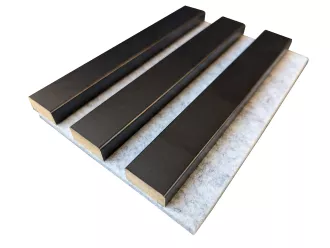 Akustický panel Wallnite Universal line šedý filc, Černý DOORNITE
