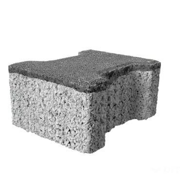 DITON - Skladebná dlažba ÍČKO - AQUAPORE 10 cm - Černá