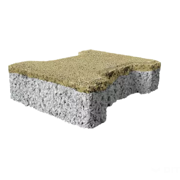 DITON - Skladebná dlažba ÍČKO - AQUAPORE 6 cm - Písková