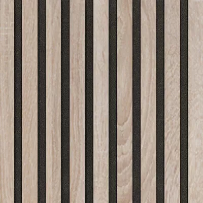 Akustický panel Wallnite Design line CPL Černá HDF Bardolino DOORNITE
