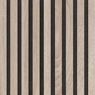 Akustický panel Wallnite Design line CPL Černý filc Bardolino | 400 x 400 mm, 400 x 800 mm, 400 x 2600 mm
