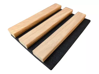 Akustický panel Wallnite Design line CPL Černý filc Bílá standard DOORNITE