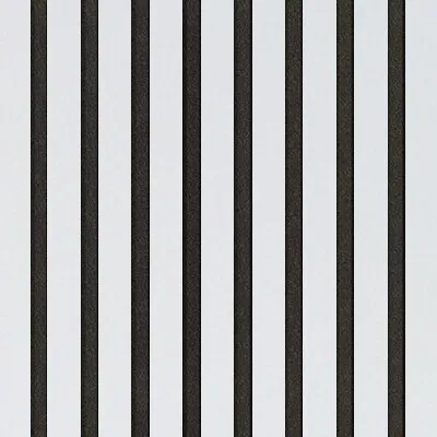 Akustický panel Wallnite Design line CPL Černý filc Bílá premium DOORNITE