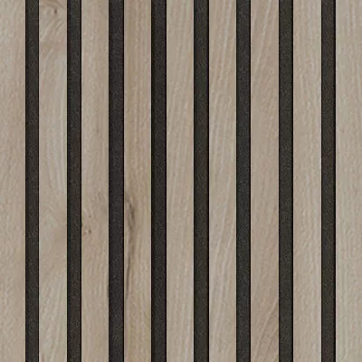 Akustický panel Wallnite Design line CPL Černý filc Buk přírodní DOORNITE