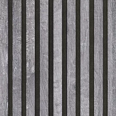 Akustický panel Wallnite Design line CPL Černý filc Dub říční DOORNITE
