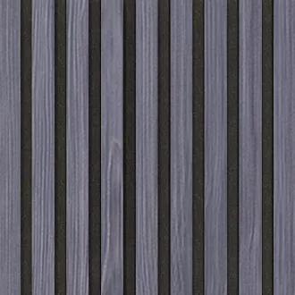 Akustický panel Wallnite Design line CPL Černý filc Fleetwood lávově šedý | 400 x 400 mm, 400 x 800 mm, 400 x 2600 mm