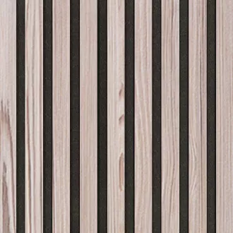 Akustický panel Wallnite Design line CPL Černý filc Fleetwood šampaňský | 400 x 400 mm, 400 x 800 mm, 400 x 2600 mm