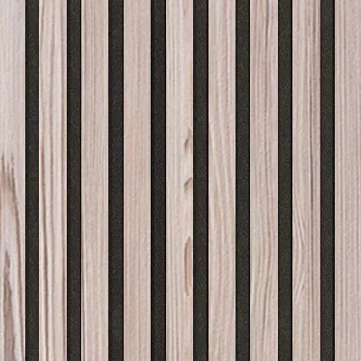 Akustický panel Wallnite Design line CPL Černý filc Fleetwood šampaňský DOORNITE