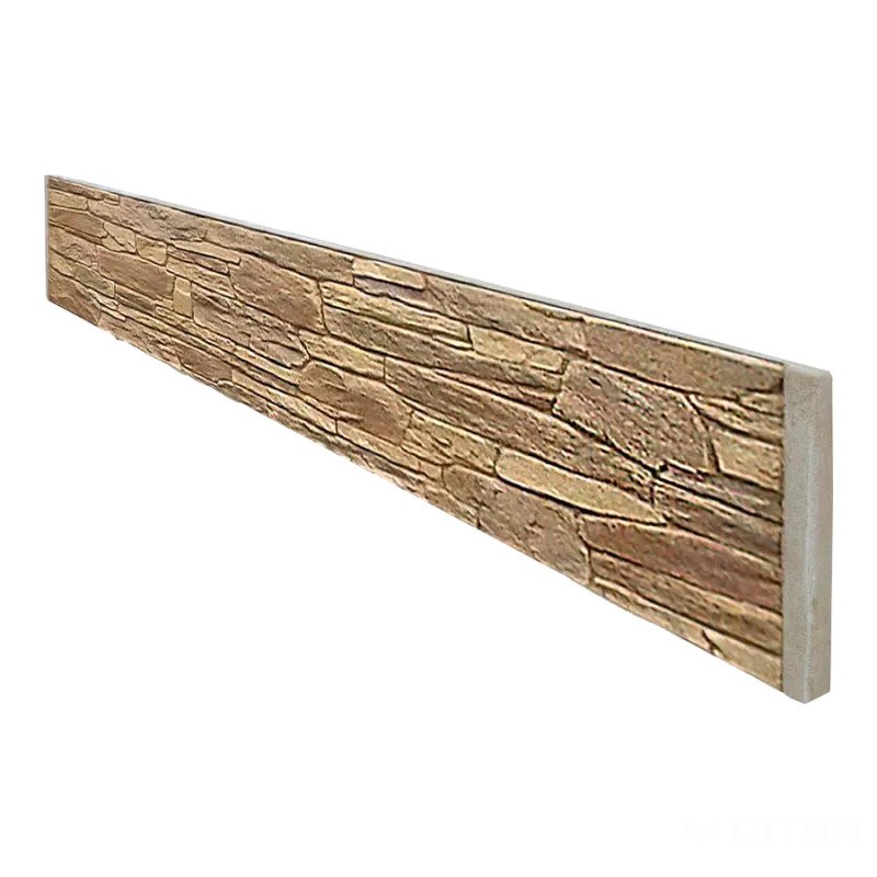 DITON Plotový systém QUICK WALL STONE hnědý mix AKCE