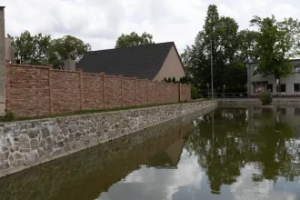 DITON Plotový systém QUICK WALL STONE hnědý mix AKCE