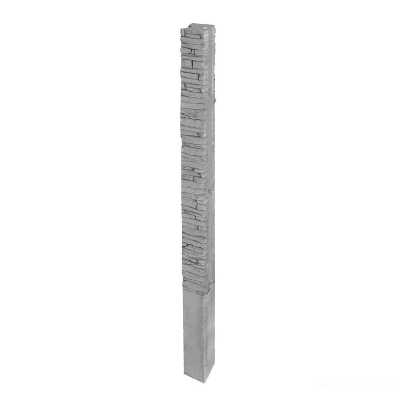 DITON Plotový systém QUICK WALL STONE přírodní AKCE - sloupek průběžný 240 přírodní