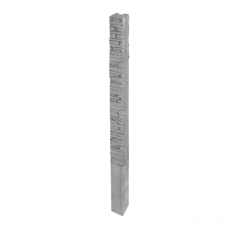 DITON Plotový systém QUICK WALL STONE přírodní AKCE - sloupek rohový 240 přírodní