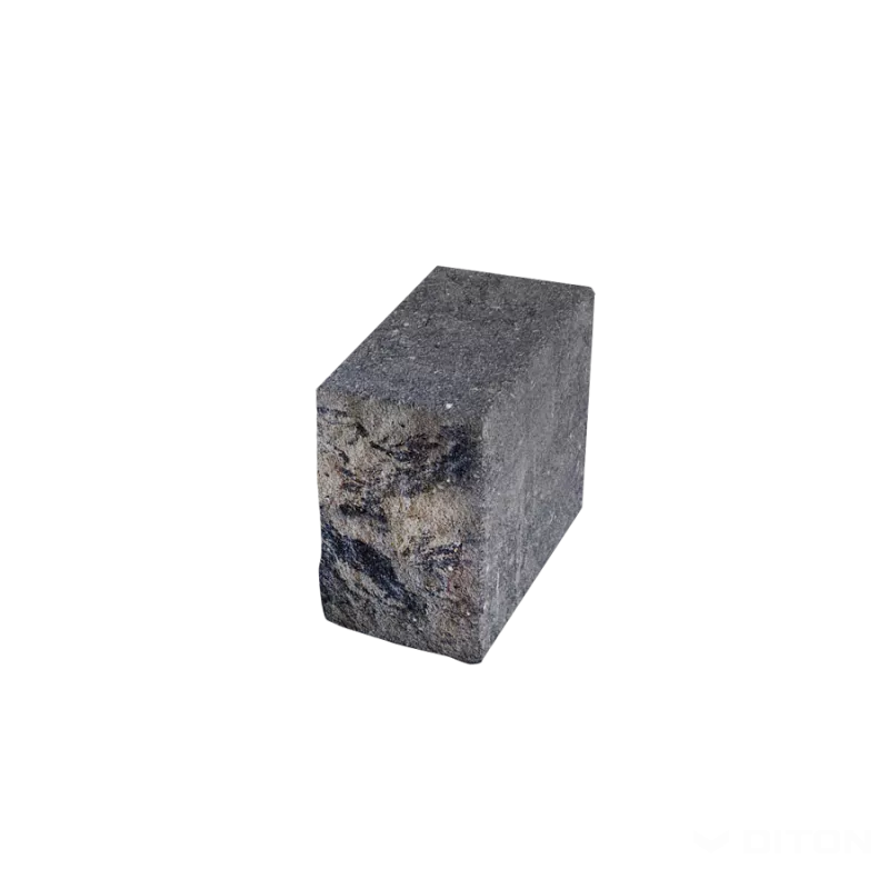 DITON Tvárnice svahová MURANO černo-bílá - 21 / 25 - koncový 1/4 kámen černo-bílá