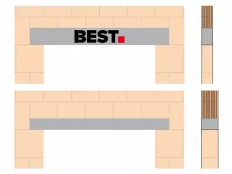 BEST Překlad nenosný 10/100 cm