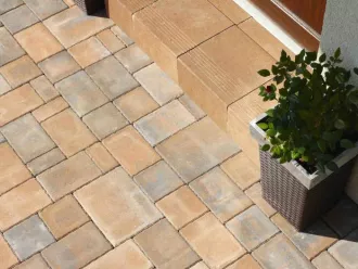 BEST Prvek schodišťový CANTO výška 170 mm | antracit, karamelová, přírodní