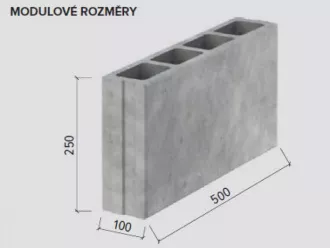 BEST Tvárnice broušená ROCK 10 P15 100×498×249 mm