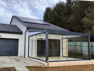 Polykarbonátová pergola MB Line | černá COVERNIT