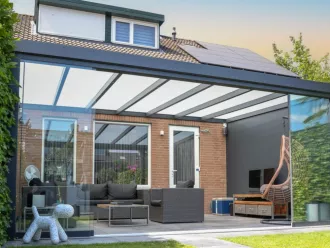 Polykarbonátová pergola MB Line | černá COVERNIT