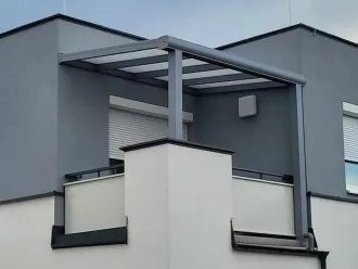 Polykarbonátová pergola MB Line | černá COVERNIT