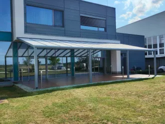Polykarbonátová pergola MB Line | černá COVERNIT