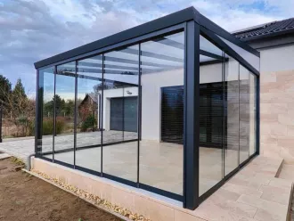 Polykarbonátová pergola MB Line | černá COVERNIT