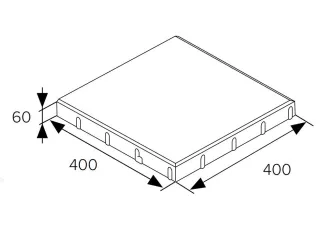 BEST CHODNÍKOVÁ dlažba standard 400×400×60 mm AKCE BARVA do 30.4.2025