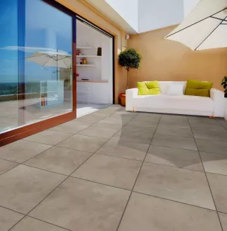 SEMMELROCK AIR PAVÉ CASONA dlaždice 60,5 × 60,5 × 2 - taupe SEMMELROCK STEIN + DESIGN