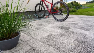 CS BETON Dlažba GRAN TECH Mineral 8 cm černo-bílá AKCE
