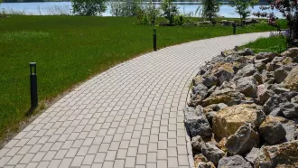 CS BETON Zámková dlažba CIHLA 4 cm šedá