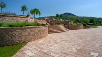 CS BETON Zámková dlažba GRAND HISTORI EVO | šedá, coral, noarblanc, playa