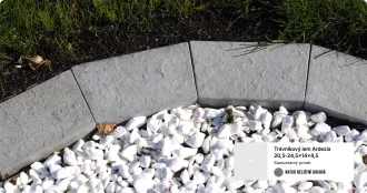 FEROBET Trávníkový lem Ardezia 20,5-24,5 x 14x4,5 cm FEROBET Trávníkový lem Ardezia 20,5-24,5 x 14x4,5 cm