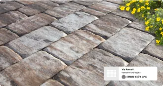 FEROBET Zámková dlažba VIA ROMA I. 8 cm